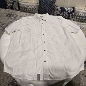 Men's White Button-Up Shirt